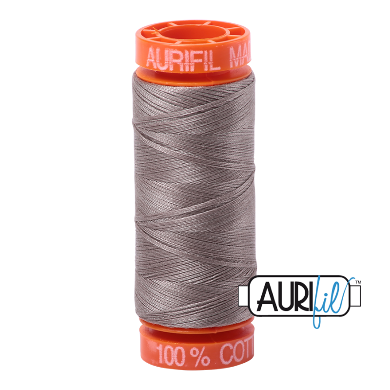 Aurifil 50wt Cotton Thead, Steampunk #6730 (200m)