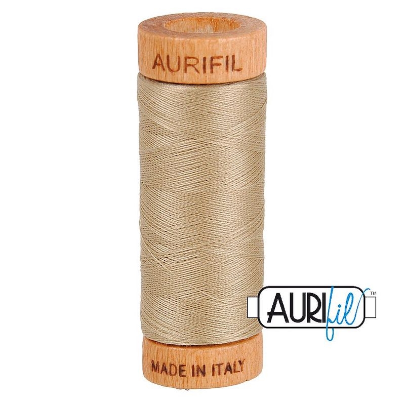 Aurifil 80wt Linen #2325 - 100% Cotton Thread