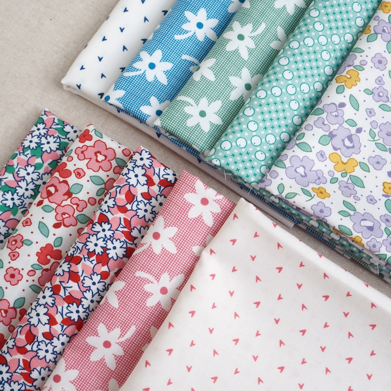 Baskets of Blooms Fat Quarter Bundle Sew & Quilt