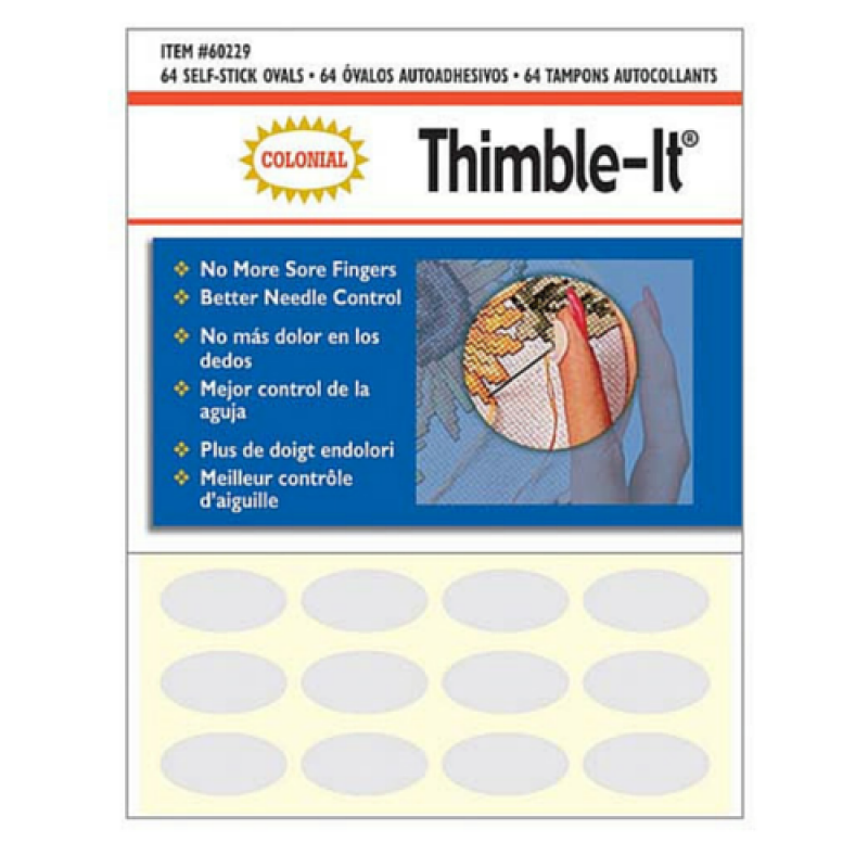 Colonial Thimble-It Finger Pads 64pcs