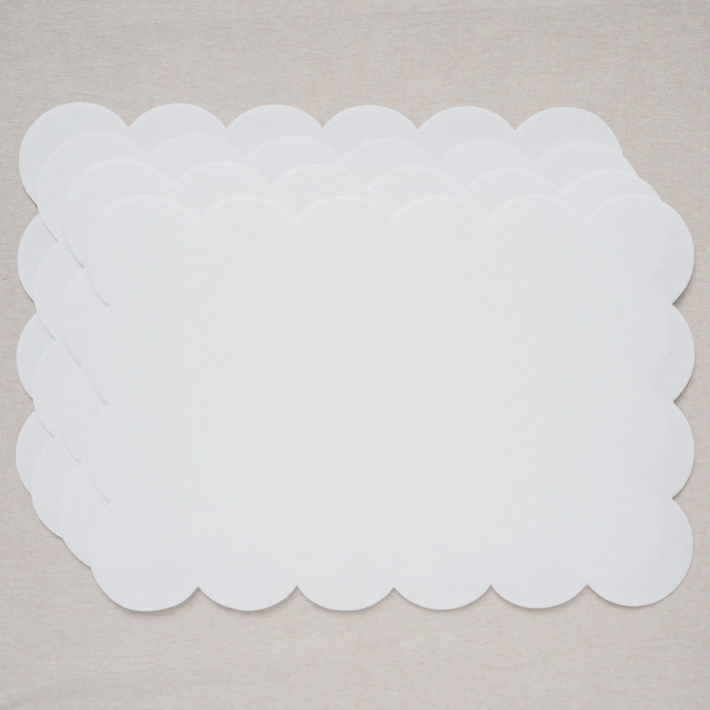 Craf-Tex Fusible Scalloped Placemat 4pk