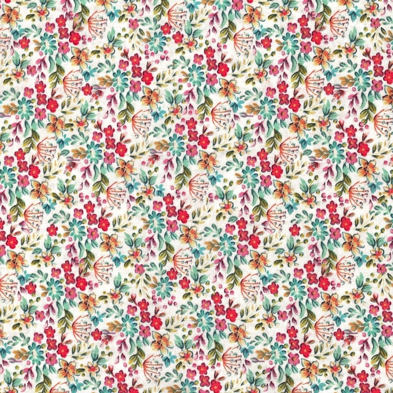 Farm Meadow Ivory Tiny Floral | 52797-1