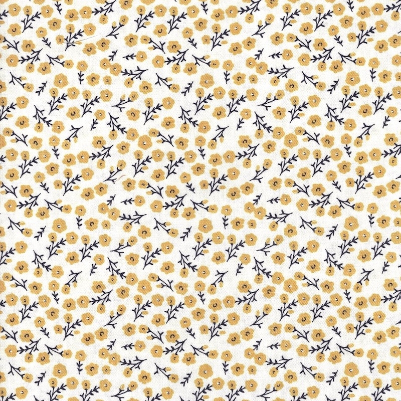 Gingham Foundry Blossoms Cream | C11134R-CREAM