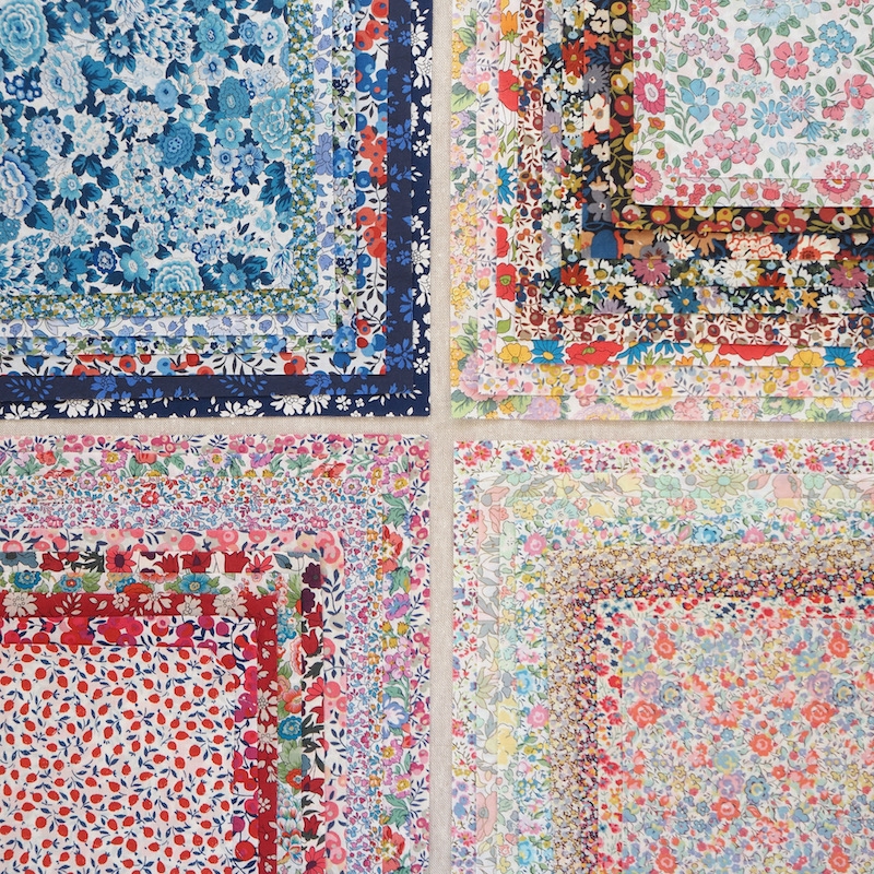 Liberty Fabrics 10 inch patchwork squares