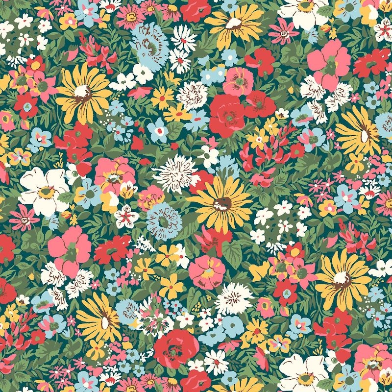 Liberty Fabrics Flower Show Midsummer, Malvern Meadow