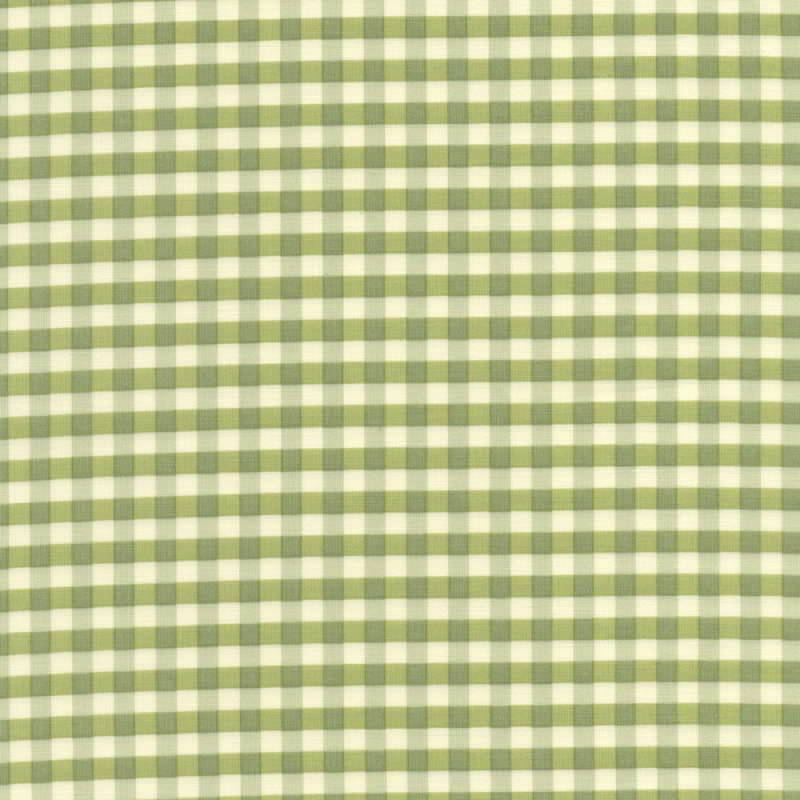 Yuwa-Fabric-Gingham-Green